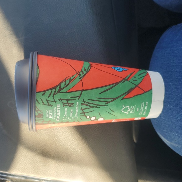 McCafé Grinch Holiday Coffee Cup McDonald's - Picture 4 of 4